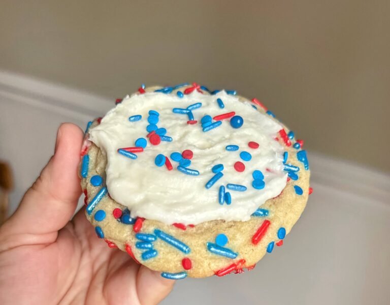 Copycat Crumbl Cookies (with a patriotic twist!)