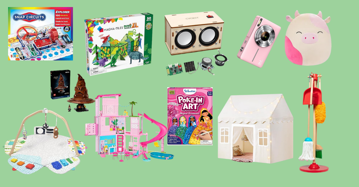 A collection of products for kids from Prime Week
