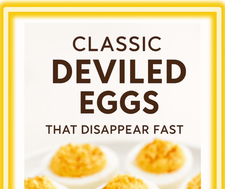 Classic Deviled Eggs That Disappear Fast